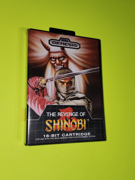 Revenge of Shinobi Sega Genesis Original Authentic Game Complete with poster